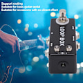 Miniatyrbild 4 av 5: Gitarr Loop-effektpedal för elgitarr, svart, True Bypass, kanalval för elbas