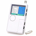 Miniatyrbillede 1 af 4: 4-i-1 Netværkskabel Tester Fjernbetjening RJ11 RJ45 USB BNC Telefonkabel Tester Meter