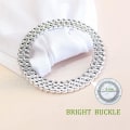 Miniatyrbilde 3 av 5: 50 stk. Hvite Stoltrekk Stolslyfe Elastisk Stoltrekk Spandex Belte Spenne For Bryllup Hotell Bankett Bursdagsfest Hjemmedekorasjoner Trekk