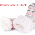 Miniatyrbillede 2 af 5: Slippersokker, Vinter Damer Skridsikker Reb, Glatte og Varme Slippers, Tykke Sokker