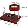 Miniatyrbilde 3 av 5: Science Ki-netisk Kunst Evighetsmaskin, Perpetual Motion Dynamics Kunstdekorasjon, Science Physics Gadge Kontor Hjemmebord Dekor, Vinrød A
