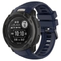 Miniatyrbilde 4 av 5: Justerbar Silikon Klokkereim Erstatning Armbånd For Garmin Instinct 2X Midnight Blue
