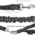 Miniatyrbilde 4 av 5: Håndfritt løpebånd for hund, multifunksjonelt justerbart hundebånd, hundelufting
