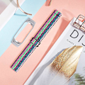 Miniatyrbillede 4 af 5: Udskiftningsurrem til Xiaomi Mi Band 7, nylonflettet elastisk justerbar løkke Style 9