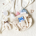 Miniatyrbild 5 av 7: Blöjväskväska för barnvagn, broderad babyblöjväskväska, vattentät reseblöjväskväska, axelväska, bärväska B