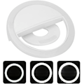 Miniatyrbillede 5 af 5: Acsergery USB Selfie Ring Ligh Mobiltelefon Fyldlys Dæmpbar LED Cirkellampe USB 3-niveau Justerbar Gave