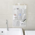 Miniatyrbild 5 av 5: Hängande arrangör 2 stil vägg hängande väska hängande förvaringsväska för barnrum badrum sovrum vit White