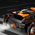 Pikkukuva 5 / 5: Lasten 4WD 2.4GHz RC-auto 360 astetta pyörivä stunt-auto valo- / sumusuihkutoiminnolla Green