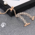 Miniatyrbild 3 av 5: 20mm klockarmband för Samsung Galaxy Watch 6 40mm 44mm, armband i koppar Rose Gold