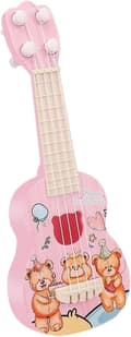 Mini Ukulele Gitarr Leksak Färdighet Förbättring 4 Strängar Tidig Utveckling Liten Gitarr Dinosaurie Bear