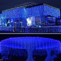 Miniatyrbilde 3 av 4: LED Vindusgardin Lyslenke, Innendørs Utendørs Bryllupsfest Dekorasjon Blue 4*0.3