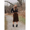Miniatyrbillede 4 af 5: Dame Retro Bredskygget Floppy Panama Hat Bælte Spænde Uld Fedora Hat Navy blue