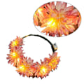 Miniatyrbilde 3 av 5: LED Blomsterkrone, Blomsterkrans Hodebånd Lysende LED Blomsterhodeplagg Blomsterhodebekledning shape3