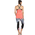 Miniatyrbilde 4 av 5: Trenings-yogatopp for kvinner med innebygd BH, sportsfitness-topper med stropper i ryggen Pink S