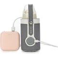 Pikkukuva 1 / 5: Mnsun USB -vauvanpullonlämmitin, kannettava taskukokoinen maidonpullonlämmitin, eristetty termostaatti, maidon ja ruoan lämmitintasku USB-latausportilla vauvanhoitoon grey
