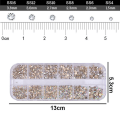 Miniatyrbilde 2 av 5: Flat Back Gems Krystall Rhinestones for Neglekunst Øyesminke Rhinestones style 1