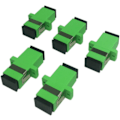 Miniatyrbilde 1 av 5: Cerrxian SC Singlemode Fiber Optisk Adapter SC Hunn til SC Hunn APC Simplex Singlemode Fiber Optisk Kobler Nettverk Internett