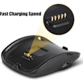 Miniatyrbillede 2 af 5: Oplader Dockingstation til Samsung Gear Fit R750 Ur, Udskiftningsoplader Stand Station til Samsung Smart Watch med USB-kabel