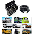 Miniatyrbillede 4 af 5: Bakkamera 12v-24v 4 Pin 18 Ir Leds Vandtæt Nattesyn 4 Pin Kabel Til Bil/bus/lastbil/trailer/campingvogn/autocamper