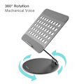 Miniatyrbillede 3 af 5: STOYOBE Laptop Stand Foldbar Notebook Computer Støtteholder Aluminium Legering Roterbar Pad Support