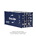 Miniatyrbillede 4 af 5: 20ft Mini Skibscontainer Model Legetøj Cargo Container Maritimo Die-Cast Container Skibsboks Penholder Kontorgaver Tilpasset Logo WHL 30 Pen holder