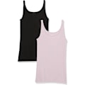 Miniatyrbilde 1 av 5: Slim-fit tanktopp med tynne stropper for kvinner, 2-pakning Style 4 M