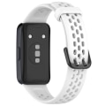 Miniatyrbillede 1 af 5: Blød Silikone Åndbar Udskiftningsrem til Huawei Band 8 White