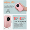 Miniatyrbillede 2 af 5: Label Maker D30 2021 Bærbar Trådløs Forbindelse Labelprinter Pink