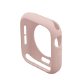 Miniatyrbillede 2 af 5: TPU Beskyttelsesetui til Apple Watch Series 4/5/6 44mm/SE 44mm/SE (2022) 44mm, Fuld Størrelse HD PET Film Pink