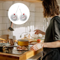 Miniatyrbillede 2 af 2: 2 stk. Stegetermometer i rustfrit stål med clips