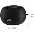 Miniatyrbillede 5 af 5: Mini Højttaler, Bærbar Plug-in Højttaler med 3,5 mm Aux Audio Input Indbygget 180mah Batteri til Laptop Computer MP3 Afspiller Mobiltelefon
