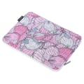 Miniatyrbild 5 av 5: Blommig PU-läder notebookväska för 11~15-tums bärbar dator, fodral med liten väska For 11 inch Laptop