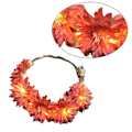 Miniatyrbilde 3 av 5: LED Blomsterkrone, Blomsterkrans Hodebånd Lysende LED Blomsterhodeplagg Blomsterhodebekledning shape6
