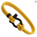 Miniatyrbild 5 av 11: U Platt Form Justerbart Schackelspänne För Överlevnad V4N9 Armband Rep V4A6 yellow One-size