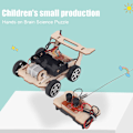 Miniatyrbild 4 av 11: 3D Trä DIY Montering Fjärrkontroll Bil Modellbyggsatser Gåva Julvetenskap T4A0