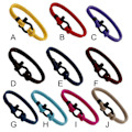 Miniatyrbild 10 av 11: U Platt Form Justerbart Schackelspänne För Överlevnad V4N9 Armband Rep V4A6 navy blue One-size