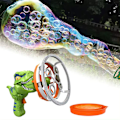 Miniatyrbild 2 av 11: Dinosaurie-Bubbelpistol-Maskin-Bubbelblåsare-Leksak-för-Barns-Kul  blue one-size