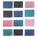 Miniatyrbild 11 av 11: A3, A4, A5 SKÄRMATTA HALKFRI SJÄLVLÄKANDE MED TRYCKTA RUTNÄT A5 Pink 1pc