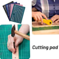 Miniatyrbild 9 av 11: A3, A4, A5 SKÄRMATTA HALKFRI SJÄLVLÄKANDE MED TRYCKTA RUTNÄT A5 Black 1pc