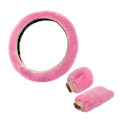Miniatyrbild 1 av 11: Bilratt Skydd Vinter Bilratt Skydd Plysch Draghandtag Cov ∠ Pink 3pcs