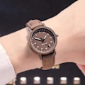 Miniatyrbild 8 av 11: Trendig kvinnlig student tecknad Sydkorea watch Stud Black One size