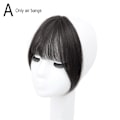 Miniatyrbild 1 av 11: Eight Bangs Damperuk 3D Huvud Tunn Sektion Medium Simulerad Lugg Peruk Delad A0H8 black 1pcs
