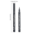 Miniatyrbild 2 av 11: 1X Kvinnor Eyeliner Flytande Eyeliner Penna Smink Vattentät Svart/Vit white One-size