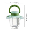 Miniatyrbild 2 av 11: Bitresistent Lugnande Napp för Husdjur Silikon Rena Tänder Valpleksaker Rengöringღ U Green 1pcs