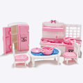 Miniatyrbild 6 av 11: Pedagogiska Leksaker Simulation Kök Badrum Pussel C5O7 Leksak O1Z7 S7A3 D6B5 kitchen 1set