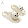 Miniatyrbild 5 av 11: Halvtofflor Sommar Strand Söta Stora Ögon Flip Flops Kawaii Sandal Kul✨s P1W Z1G3  green 40/41
