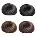 Miniatyrbild 2 av 11: Syntetisk Chignon Donut Roller Hårstycken Elastisk Blond D0E3 Hårknut E9P6 dark 1pcs