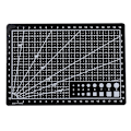 Miniatyrbild 1 av 11: A3, A4, A5 SKÄRMATTA HALKFRI SJÄLVLÄKANDE MED TRYCKTA RUTNÄT A5 Black 1pc