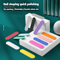 Miniatyrbild 11 av 11: Nagelkonstverktygssats Nagelgelélim DIY-set Filremsa för nybörjare Lot M4 setA 4pcs