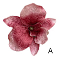 Miniatyrbild 5 av 11: Phalaenopsis Fransk Retro Hårklämma Simuleringsblomma Hårnål P4W1 E1Z7 red 1pcs